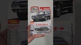 Auto World Muscle Wagons 1970 Chevy Kingswood Estate Wagon autoworld Impala stationwagon Toys [upl. by Chas]