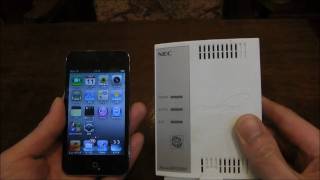 IPod Aterm Warpstar ワイファイ接続方法 [upl. by Nilesoj]