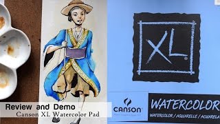 Canson XL Watercolor Paper Review [upl. by Edouard689]