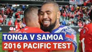 Tonga v Samoa Full Match  Pacific Test 2016  Internationals [upl. by Hurff739]