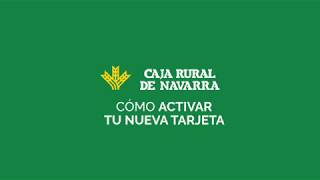 Caja Rural de Navarra  Cómo activar tu tarjeta [upl. by Harihat590]