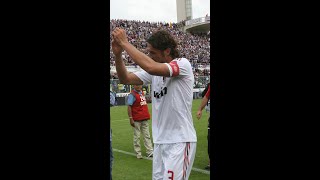 OnThisDay Paolo Maldini bid farewell to played football ❤️🖤  Shorts [upl. by Sabec]