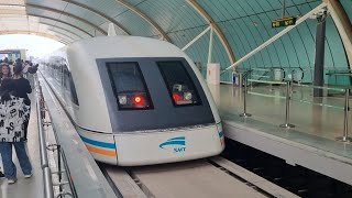 Maglev Train from Shanghai to Pudong Airport China [upl. by Eentirb478]