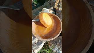 Simple eggy bread breakfast outdoorcooking [upl. by Chastity]