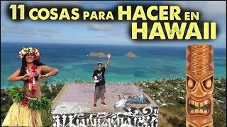 10 cosas para hacer en HAWAII [upl. by Jerol441]