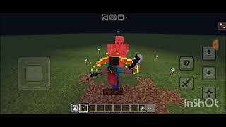 обзор мода Fiery Combat в майнкрафт бедрок minecraft Fierycombat [upl. by Melli]