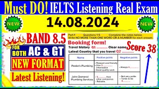 IELTS LISTENING PRACTICE TEST 2024 WITH ANSWERS  14082024 [upl. by Sandi136]