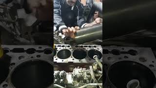 How to Engine sleeve fitting enginefixit mechanic repairing repair [upl. by Nevad552]