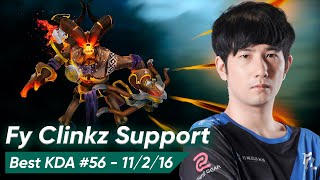 Fy God CLINKZ SOFT SUPPORT 4 Pos  Dota 2 735c Pro Gameplay [upl. by Nageem]