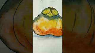 Coconut and Tal drawing with watercolourTrendingShortscoconutandtaldrawingwithwatercolourart [upl. by Idonna]