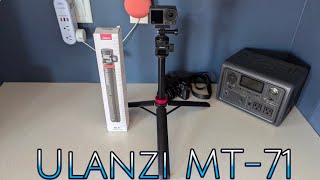 Ulanzi MT71 Extendable social media Tripod  Quick review [upl. by Anileme]