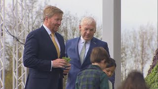 Floriade Expo 2022 officieel geopend door koning WillemAlexander [upl. by Kramlich389]