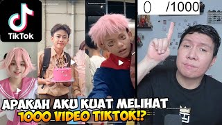 Mencoba NAMATIN 1000 Video TikTok [upl. by Alesandrini]