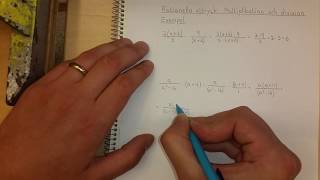 Ma3c Rationella uttryck  Multiplikation och division [upl. by Maryellen916]