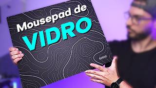 Mousepad de VIDRO com qualidade sem igual e foi feito no Brasil Kumori Glasspad Speed Review [upl. by Nillor]