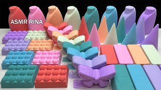 ASMR baking soda Rainbow 8 colors 🌈 [upl. by Akirej]