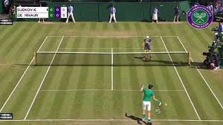 1 Novak Djokovic 🇷🇸 vs 24 Alex de Minaur 🇦🇺  2022 Wimbledon Final [upl. by Romilda]