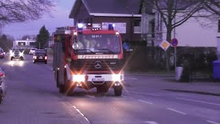 Mit Pressluft in den Abendverkehr Rüstwagen FF HenstedtUlzburg [upl. by Kcirederf462]