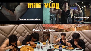 Killer Arm Workout And Epic Post Workout Feast [upl. by Tore]