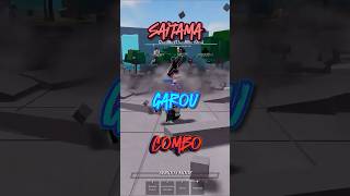 Saitama X Garou COMBO  shorts roblox thestongestbattlegrounds [upl. by Culley]