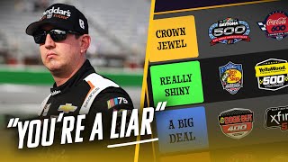 Kyle Busch SLAMS LaJoie Stenhouse  Putting Every NASCAR Race in a Tier List [upl. by Dachy]