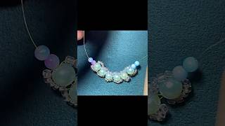 ガーリーリースイヤリングを作るためのDIY10秒 shortsvideo diy earrings beads 手工 手作り工作 ideas [upl. by Abagail773]