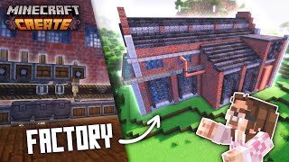 I Made a PERFECT Workshop in Minecraft Create Mod [upl. by Edik]