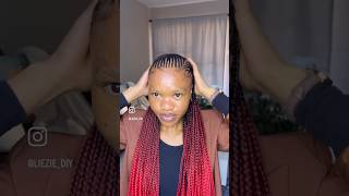 DIY Crisscross cornrows [upl. by Intisar]