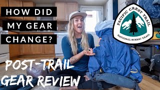 PCT Gear Review Post Trail  How my gear changed during my thruhike  2022 [upl. by Symon51]