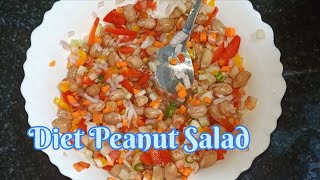 Healthy Diet Peanut Salad  Healthy Diet Meal  Breakfast  Single Meal  Veggies  Easy amp Tasty [upl. by Conrado]