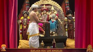 KAILASA USA Los Angeles  Sri Nithyanandeshwara Linga Rudrabhishekam  December 5 2024 [upl. by Hakilam]