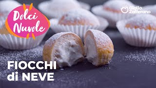 FIOCCHI di NEVE morbidissimi DOLCETTI di NAPOLI😋☁🤍🤩 [upl. by Ramsden]