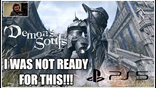 I WAS NOT READY FOR THIS  DEMONS SOULS PS5 REVEAL TRAILER REACTION [upl. by Nanci886]