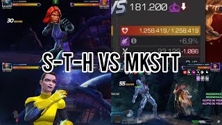 AW Guerra de alianzas STH vs MSKTT S53W09 Cassie Lang vs Sasquatch MCOC [upl. by Joellen]