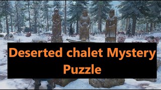 Deserted chalet Mystery Puzzle Solution Assassins Creed Valhalla Fly Agaric [upl. by Agnew]