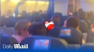 Flight from hell Mallorca holiday goers get caught in 80mph crosswinds [upl. by Teeter]