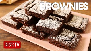 BROWNIES di Benedetta Rossi  Ricetta TV Fatto in Casa per Voi [upl. by Alahs]