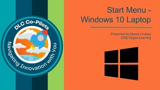 Start Menu for GISD Issued Windows 10 Laptop [upl. by Sibylle909]