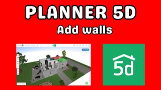 Planner 5D add walls [upl. by Swanson328]