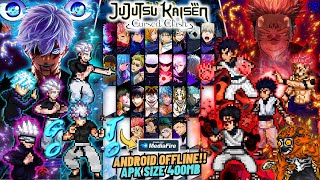 JUJUTSU KAISEN Mugen Android 2024  OFFLINE Watch Mode BEST Characters🔥💯 [upl. by Genie]