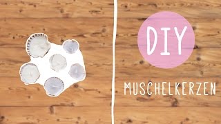 Kerzen selber machen – Muschelkerzen DIY [upl. by Lavelle]