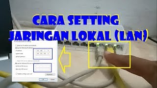 Cara Setting Jaringan LAN atau Lokal [upl. by Allista]