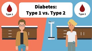 Understanding Diabetes Type 1 vs Type 2 Explained  MedAnimations [upl. by Ahseniuq307]