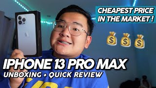 IPHONE 13 PRO MAX UNBOXING  QUICK REVIEW  Ivan de Guzman [upl. by Tenahs237]