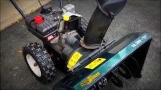 Yardworks 105HP 29quot Snowblower at idle [upl. by Gwynne]