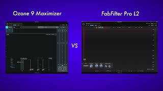 Ozone 9 Maximizer vs FabFilter Pro L2 Limiter [upl. by Ahsauqal494]