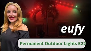 eufy Permanent Outdoor Lights E22  Best Permanent Seasonal Decoration Home Lights [upl. by Bills]