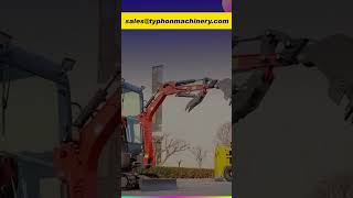 TYPHON 18 FLEX Mini Excavator Compact Powerful and Efficient [upl. by Grosberg232]