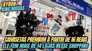 🔥O MAIOR LOJA DE CAMISETAS E BERMUDAS PREMIUM COM MENOR VALOR E MENOR ATACADO BRÁS brás atacado [upl. by Constantino]