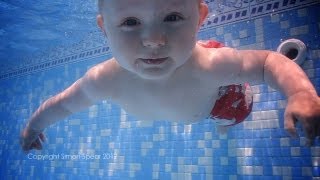 Baby Swimming Underwater [upl. by Farmann]